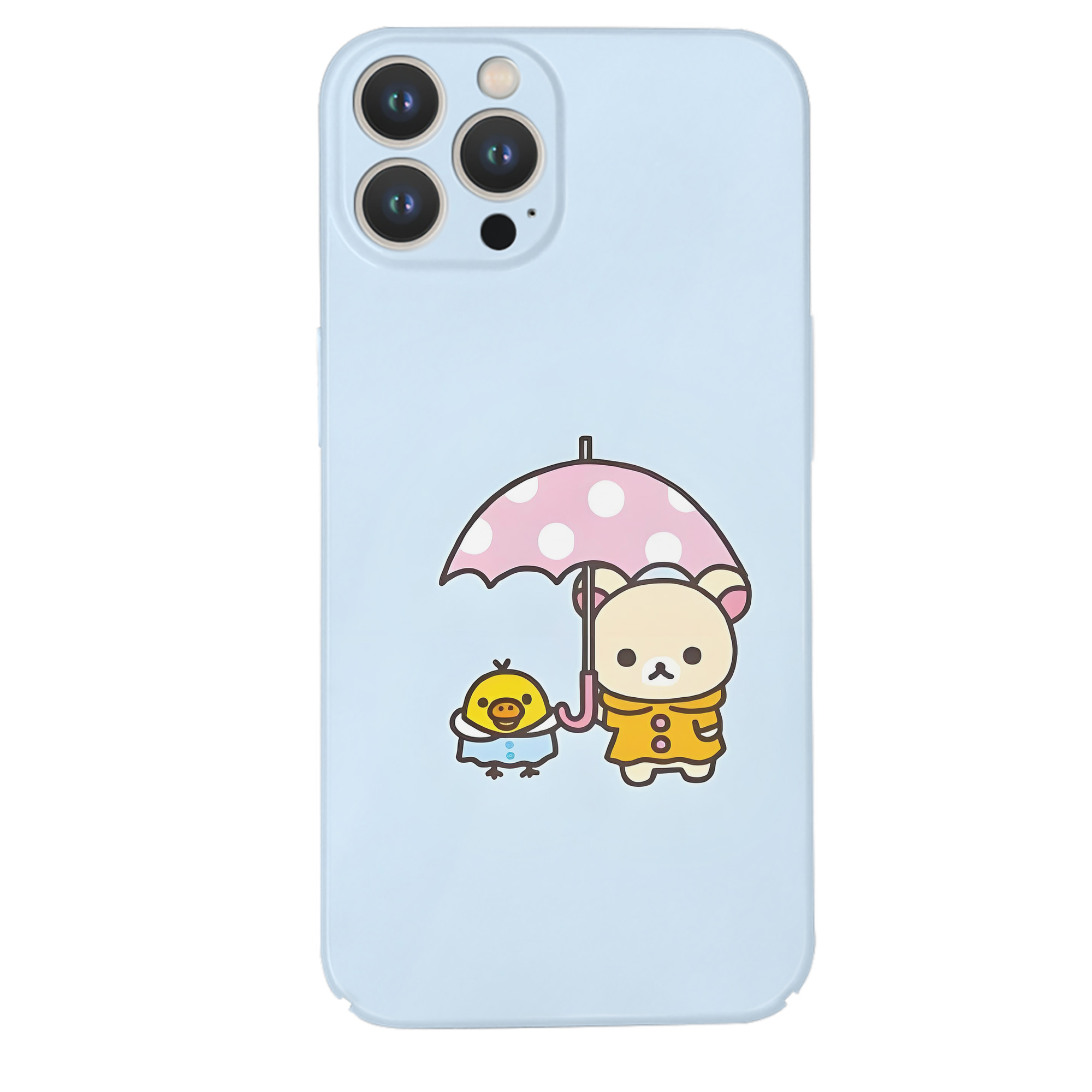 （画像用） リラックマ リラックマ キイロイトリ Rilakkuma Korilakkuma Kiiroitori 【iPhone 14シリーズ対応】ハードケース